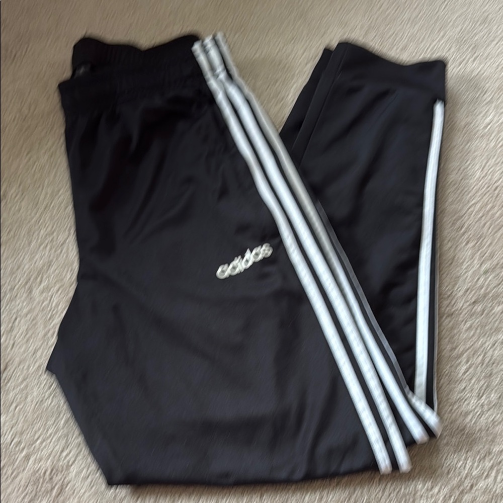 Adidas black jogger pants size Medium